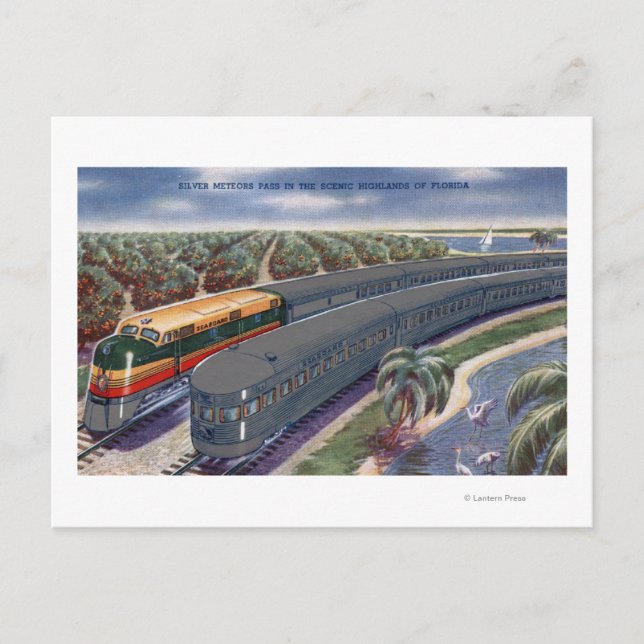 Cartão Postal Meteoros de Prata "Seaboard" nos Planaltos da Flór (Frente)