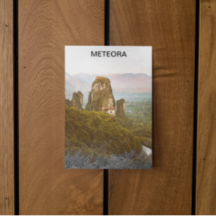 Cartão Postal Meterora Grécia Mounts Viagem