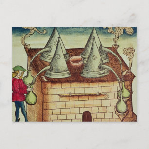 Cartão Postal Métodos de destilação