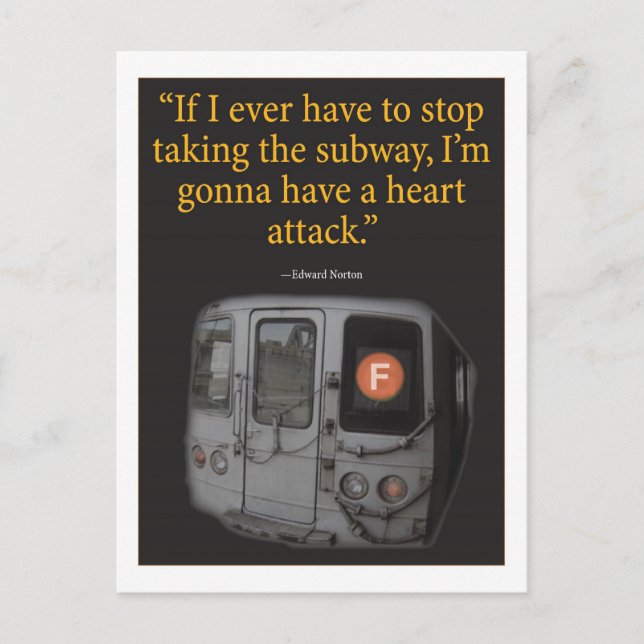 Cartão Postal Metrô (Frente)