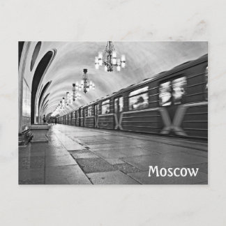 Cartão Postal Metrô de Moscou (metrô), Rússia