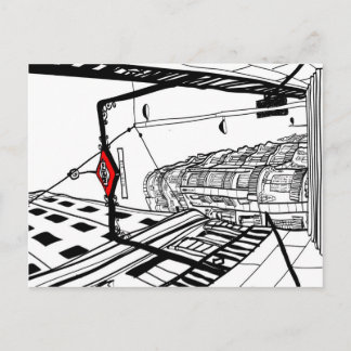 Cartão Postal Metro Madrid Gran Vía