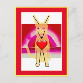 Cartão Postal Meu Cachorro Amigo e Coração, Cartão-postal