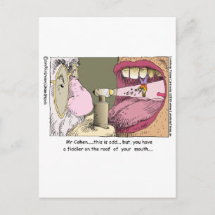 Cartão Postal Meu Dentista Judeu Presentes Engraçados Canecas Ca