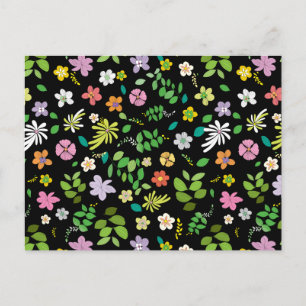 Cartão Postal Meu Design de Flor 5