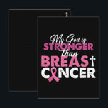 Cartão Postal Meu Deus É Mais Forte Que O Cancer Da Mama, Christ<br><div class="desc">Meu Deus É Mais Forte Que O Cancer Da Mama,  Christian</div>
