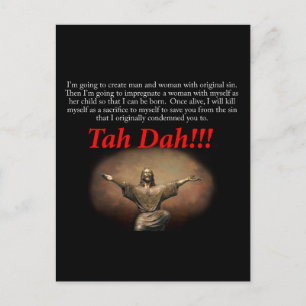 Cartão Postal Meu Deus. Tah Dah!!