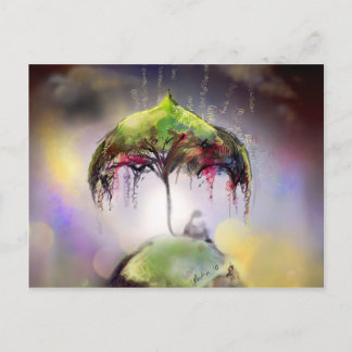 Cartão Postal Meu guarda-chuva