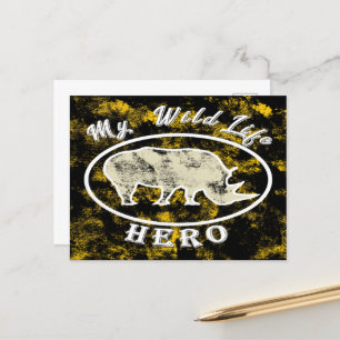 Cartão Postal Meu herói da vida selvagem