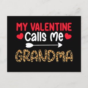 Cartão Postal Meu Namorados Me Chama Avó Leopardo Buffalo