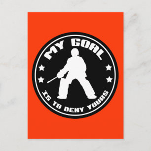 Cartão Postal Meu objetivo, Hockey de campo (preto)