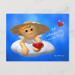 Cartão Postal Meu pequeno anjo: Mein Herz