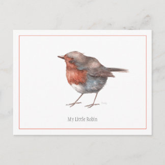 Cartão postal 'Meu Pequeno Robin'