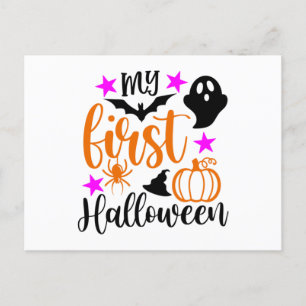 Cartão Postal Meu Primeiro Halloween