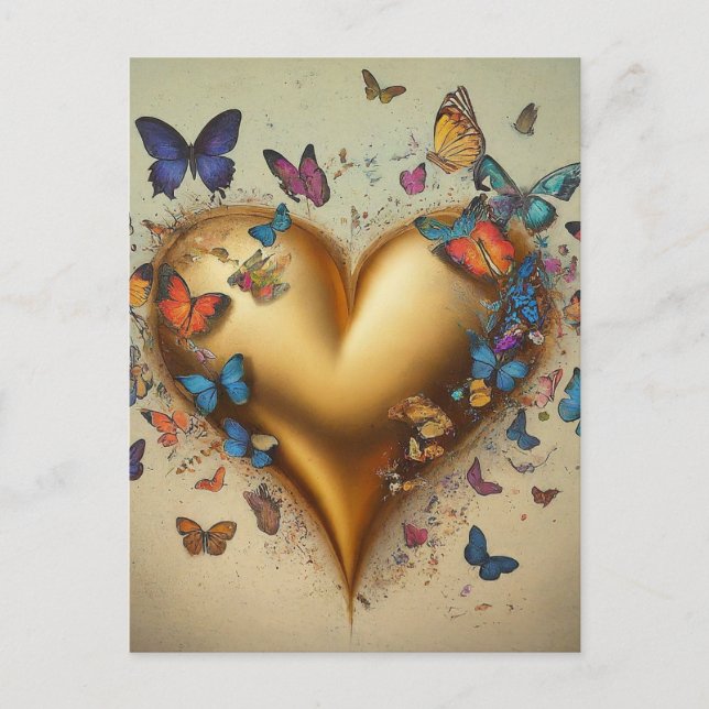 Cartão Postal "Meu Pulso, Meu Tudo — Meu Namorada para sempre (Frente)