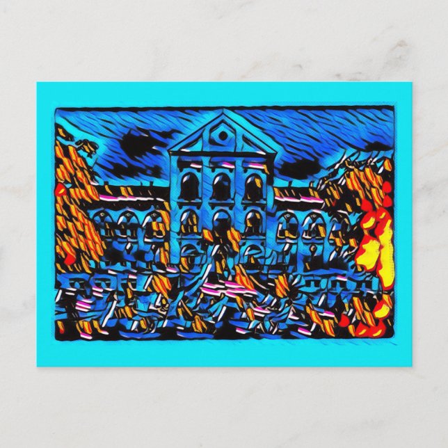 Cartão Postal Meu Sonho Azul (Frente)
