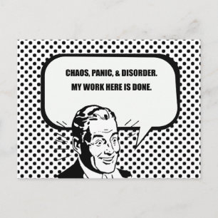 CARTÃO POSTAL MEU TRABALHO AQUI ESTÁ FEITO