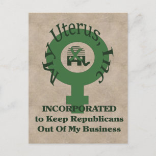 Cartão Postal Meu útero, Inc