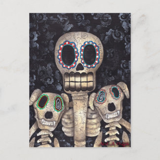 Cartão Postal Meus cães e eu