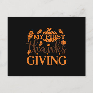 Cartão Postal Meus Primeiros Agradecimentos