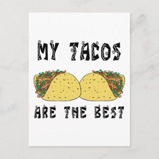 Cartão Postal Meus Tacos São Os Melhores