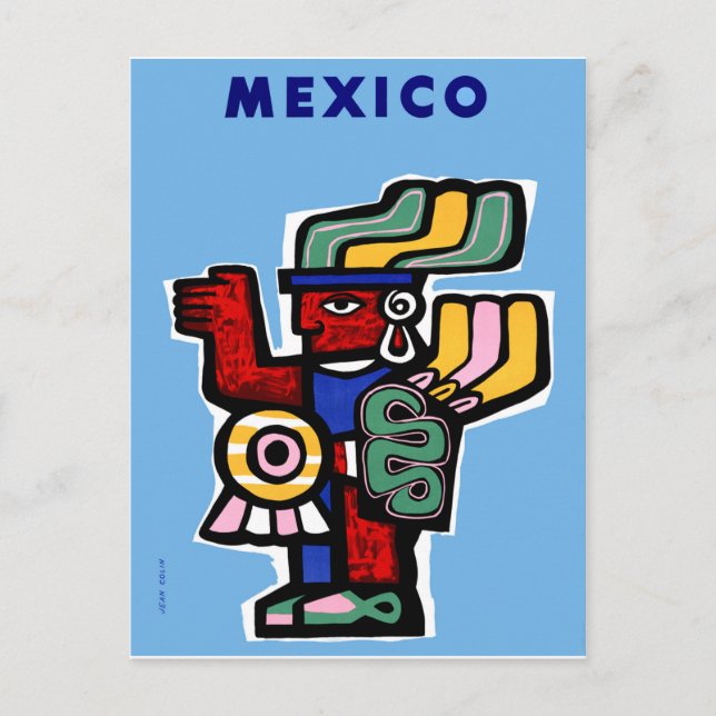 Cartão Postal México, arte mexicano (Frente)