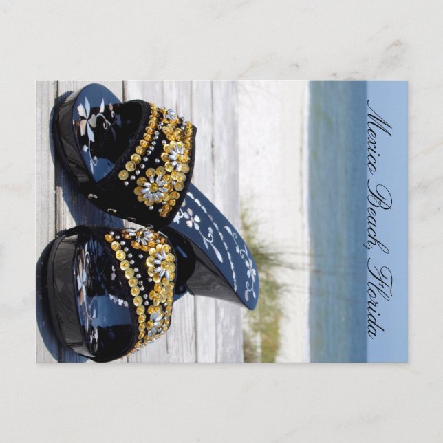 Cartão Postal Mexico Beach, Florida posta card (Frente)