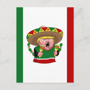 Cartão Postal méxico Donald Trump