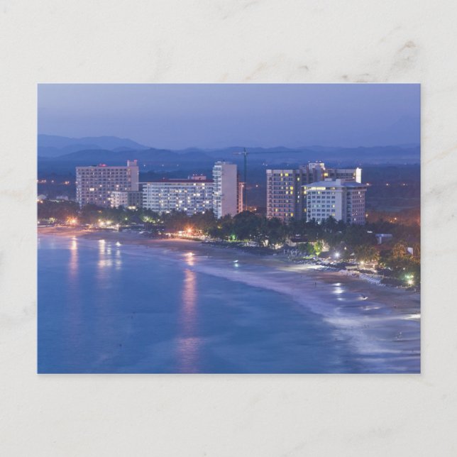 Cartão Postal México, Guerrero, Ixtapa. Hotéis em Ixtapa ao (Frente)