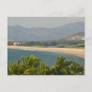 Cartão Postal México, Jalisco, Barra de Navidad. Praia da Cidade