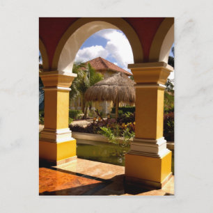 Cartão Postal México, Mayan Riviera, arquitetura em Iberostar