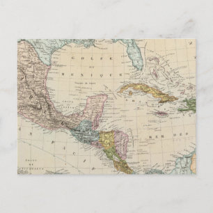 Cartão Postal México, Panamá, América Central