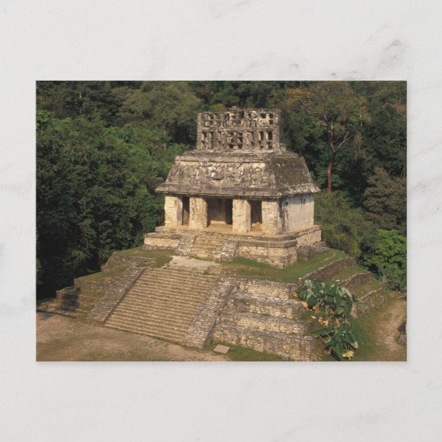 Cartão Postal México, província de Chiapas, Palenque, Templo de (Frente)