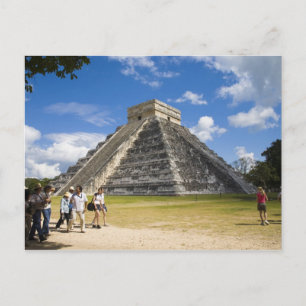 Cartão Postal Mexico, Quintana Roo, near Cancun, Chichen 4