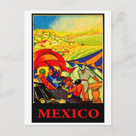 Cartão Postal México, viagem vintage