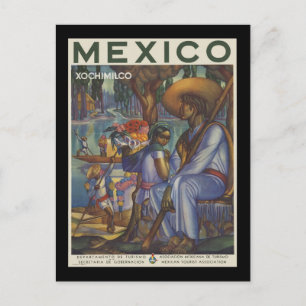 Cartão Postal México Xochimilco