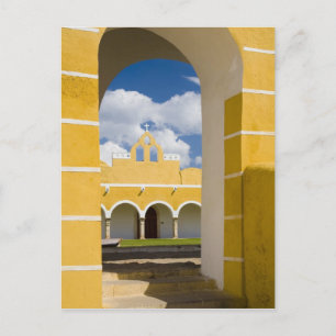 Cartão Postal México, Yucatan, Izamal. O Convento Franciscano 2