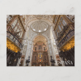 Cartão Postal mezquita de Córdoba en España