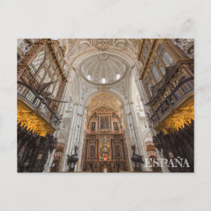 Cartão Postal mezquita de Córdoba en España