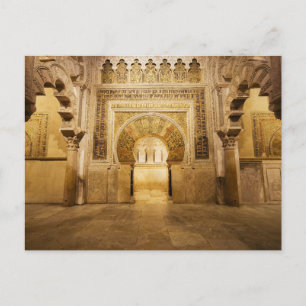 Cartão Postal Mezquita Mihrab em Córdova