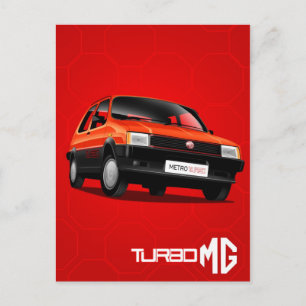 Cartão Postal MG Metro Turbo