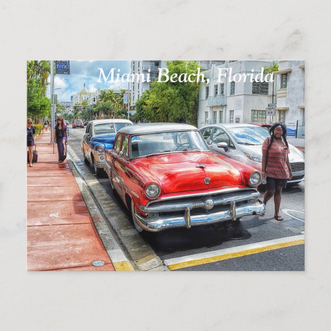 Cartão postal Miami Beach Florida (Frente)