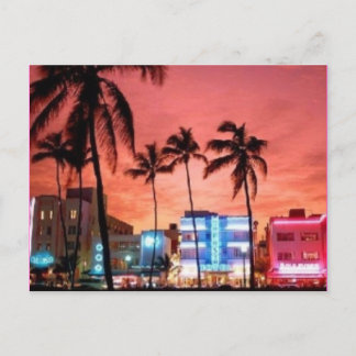 Cartão Postal Miami Beach, Flórida