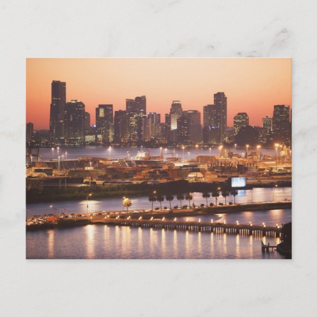 Cartão Postal Miami Cityscape (Frente)