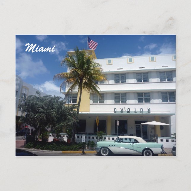 Cartão Postal miami clássico (Frente)