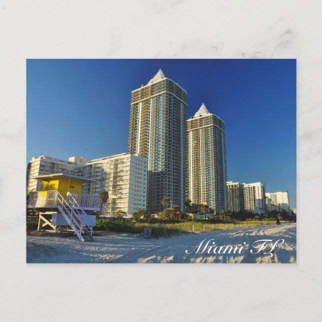 Cartão Postal Miami FL (Frente)