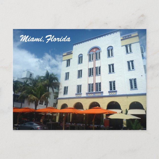 Cartão Postal miami fl (Frente)