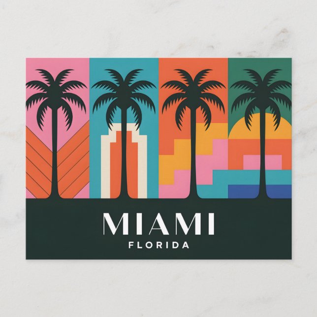 Cartão Postal Miami Flórida (Frente)
