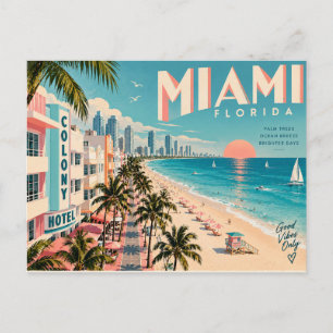 Cartão Postal Miami Flórida