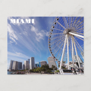 Cartão Postal Miami Florida Bayfront Park City Skyline Viagem